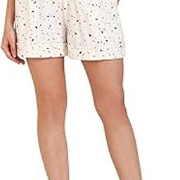 Maternity Shorts for Women with Pockets | 100% Cotton Pre & Post Pregnancy Printed Short | Elasticated Mid-Rise Relaxed-Fit Maternity Shorts for Mothers-image-8