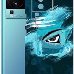 AtOdds - VIVO IQOO NEO 7 PRO (5G) Mobile Back Skin Sticker - Lamination - Rear Screen Guard Protector Film Wrap (Coverage - Back+Camera+Sides) (Design - Mahadev)-image-74