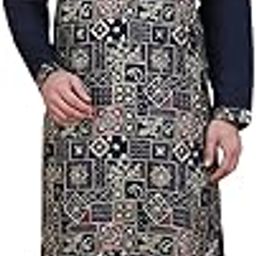 Embroidered Straight Kurta Set For Men-image-1