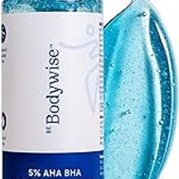 Be Bodywise 5% AHA BHA Exfoliating Body Wash 250ml | For Body Acne, Strawberry Skin, De-Tan | Infused with 3% Lactic Acid, 1% Salicylic Acid, 1% Glycolic Acid | Non-Drying, Paraben Free-1