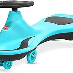LuvLap Sunny Swing Car, Magic Car, Kids Push Car, Magic Car for Kids, Comfortable Seats & Durable, Ride On Car, Magic Toy Car, 3+ Years, Blue and Black-26