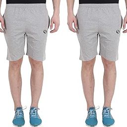 Mens Bermuda, Pack of 2 Grey Melange-picture-17