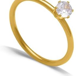 Mini Solitaire Ring for Women (Size-6,7,8) - Gift for Girls & Women, 18k Gold Plated Rings-image-72