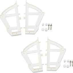 ATORSE 4X Shoe Rack Hinges Bedroom Living Room Home Furniture Shoes Drawer Hinge White-image-18