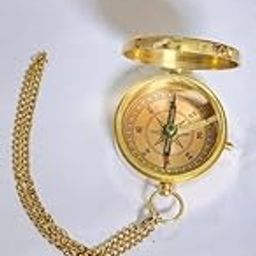 Barss Pocket Compass Chain Compass Compass Brass Nautical with Leather Pouch Classic Pocket Compass Antique Vintage Compass for Hiking,Trekking,Survival,Navigation Gifts-picture-7
