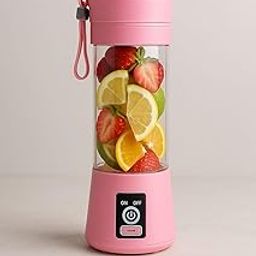 Supreme Enterprises Portable Blender, USB Rechargeable Mini Juicer Blender,Electric Bottle Grinder Mixer, Personal Size for Juices, Shakes and Smoothies Machine (Random colour 1)-image-22
