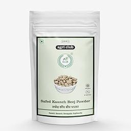 Agri Club Safed kaunch Beej Powder 200 g, Mucuna Pruriens, White Kaunch Seeds powder, Kapikacchu-image-69
