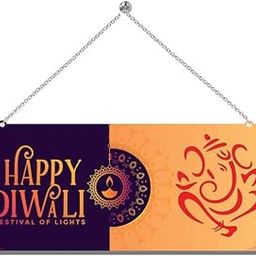 100yellow® Wooden Decorative Wall/Door Hanging | Multicolor|4x9 Inches|PACK OF 4-image-2