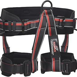KARAM Sit Harness Ideal for Work Positioning & Restraint | Adjustable thigh Straps & Waist belt | Construction Harness & Fall Protection Gear | PN51-image-78