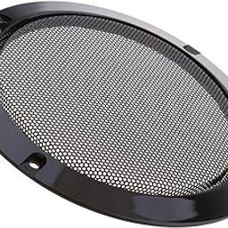 ATORSE® 6.5 Inch Speaker Grills Cover Case with 4 pcs Screws for Speaker Mounting Home Audio DIY - 184mm Outer Diameter Black-17
