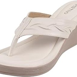 Women Synthetic Leather Wegde Heel Sandal-image-34