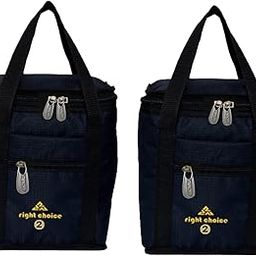 RIGHT CHOICE Combo Lunch Carry School College Picnic Box Cover Bag-image-112