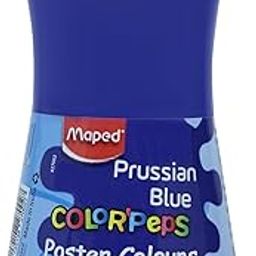 Maped Poster Colour 100ML- Prussian Blue |Poster Colour|Vibrant and Rich Colour|Safe and Non-Toxic|High -Grade Colour |Leak Proof Safety|Easy to Use|Ideal for Artistic and Children-14