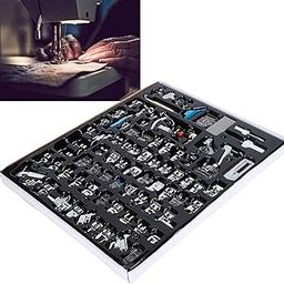 SYGA 82Pcs Presser Feet Set for Sewing Machine Household Accessories Domestic Low Shank Sewing Machine Spare Parts Multifunctional Sewing Foot Presser Kit For Rajesh, Usha, Brother, Singer - Set of 82-picture-19