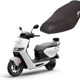 KSHEERI Ather Rizta Seat Cover Protect from Rust and Dust PU Leather Waterproof Durable Seat Cover for Your Scooter (Black)-20