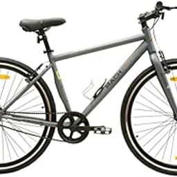 Munich MACH City Ss 700C 700Ct 18.5Inch Front Frame Single Speed Steel Men's Hybrid Cycle Grey-image-37
