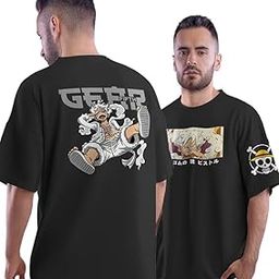 One Piece Luffy Most Wanted Anime Oversized T-Shirt-image-45