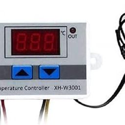 Real Instruments XH-W3001 Digital Led Temperature Controller Thermocouple Incubator 220V AC 10A Thermostat Control Ntc Sensor Probe Incubator Temperature Controller For Egg Incubator-26