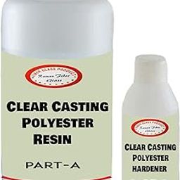 Raman fiber glass Clear Casting Polyester Resin, Long- Lasting Resin 1000gm-14