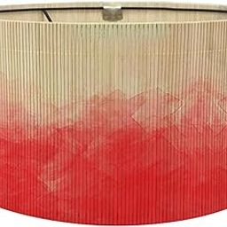 STYLEHEAVEN Gradient Bamboo Lamp Shade Boho Replaceable Light Cover Chandelier Lampshade Gradient Red|Home & Garden|Lamps, Lighting & Ceiling Fans|Lamp Shades-image-24