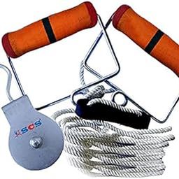 SCS Pulley and Rope Hand Shoulder Exerciser for Frozen Shoulder Physiotherapy Physical Therapy Home Gym Exercise-picture-27