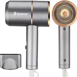 SHINON SH-9197 Professional Hair Dryer 3000 Watts 3 Heat Setting (Hot/Cool/Warm) with Styling Nozzle Concentrator, Overheating Protection Styling Tool cool & hot Air, Black-46