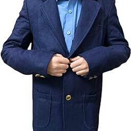 Navy Blue Pure Woolen Blazer | Premium School Coat-image-1