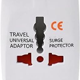 Anantkart Universal Travel Adapter, All in One International Travel Adapter with USB Ports, Universal Adapter (White)-11