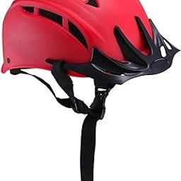 Bicycle Helmet with Sun Visor Suitable for Kids, Boys and Girls up to 10 Years Multi-Colour (Red)-picture-16