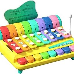 CALANDIS™ 2 in 1 Xylophone for Kids Interactive Musical Instrument for Kids Baby Gifts | Music & Art | Educational-image-28