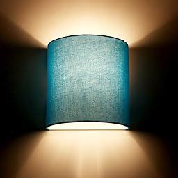 LIGHT ANGLE Handmade Fabric Wall Lamps Shade (Sky)-3