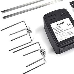 SDR Heavy Duty Rotisserie Kit with Motor Household for Picnic Camping Cooking-image-86