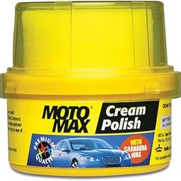 Motomax Cream Polish, 60gm with Carnuba Wax, with Sponge, Clean Polish Shine Cars, Bike, Motorcycle| Long term Protection from pollutant, rain water repellant | Shine painted, plastic & metal surfaces-picture-14