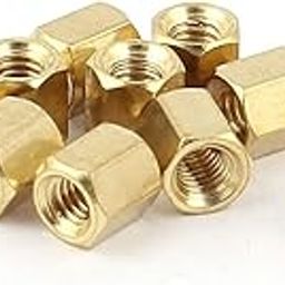 M3 (PCB board) x 5mm Female/Female Thread Brass Hex Standoff PCB Pillar (27ry243qf648) Spacer 10pcs-image-67