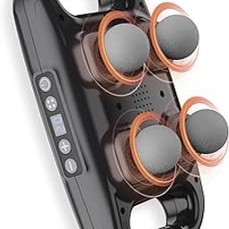Zipzox 4-Head Massage Gun Deep Tissue, Muscle Massager 20 Intensities & 6 Massage Modes, 4-Head Back Massager for Pain Relief in Back, Leg, Neck, Shoulder and Body-image-43