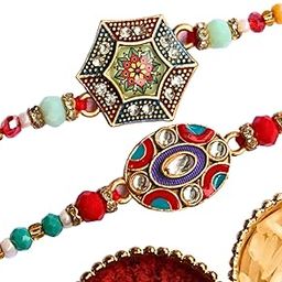 Handcrafted Motif Rakhi with Roli Chawal and Raksha Bandhan Greeting Card, PUBG Rakhi-image-67