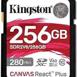 Kingston Canvas React Plus V60 256GB SD Card | SDXC UHS-II | 280R/150W U3 V60 | Full HD/4K | SDR2V6/256GB-image-89