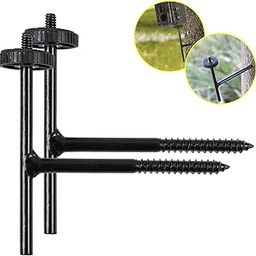 Folgtek 2pcs Trail Camera Mount Tree Holder Deer Hunting Camera Tree Holder, Trap Camera Tree Mounting Quick Stand, Adjustable Alloy Steel Trail Hunting Accessories Size 10x11 cm-picture-13