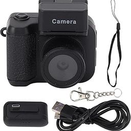 POCREATION Small Digital Camera 1080p Vintage Thumb Camera for Travel Life Recording, LED Flash Light, Colorful Screen, 180MAh-image-59