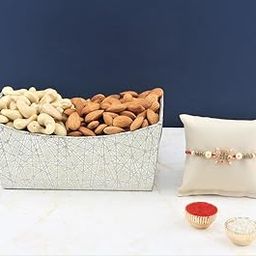 SFU E Com Dry Fruit Hamper For Rakshabandhan Gift | Dry Fruit And Rakhi For Brother | Dry Fruit Basket Hamper | 148-36