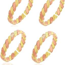 Fashion Accessories Toering Copper (Tanbha) Pure Copper Big Toe Rings Copper Adjustable for Feet and Women . Set of 2 Pairs Toerings. {029-2PAIRS}-image-75