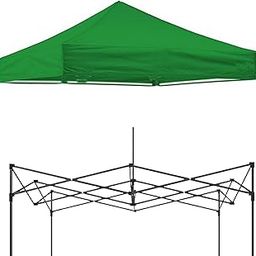 World of Wish 10x10 ft Canopy Tent Top Cover, 3x3 Meter Gazebo Tent Replacement Top Fabric, Replacement Top Canopy for 10x10 ft Gazebo Tent - Green (Top Cover only)-31