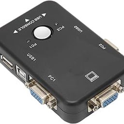 Ubervia® KVM Switch, USB2.0 KVM Switch for Durable ABS Multipurpose 98-image-82