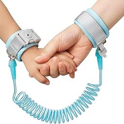 Anti Lost Safety Wrist Link Harness with Lock and Key for Baby Safety Toddler Kids Harness Anti Lost Wrist Link with Magnetic Lock, Reflective Safety Baby Child Walking Wristband-(1PCS, Multicolor)-image-58