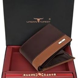 Rakhi Gift Hamper for Brother - Brown/Cognac Men's Leather Wallet and Rakhi Combo Gift Set for Brother - 4823-image-100