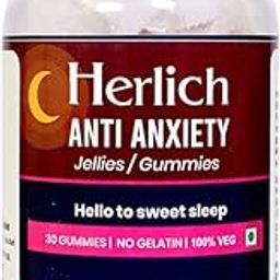 Anti-Anxiety Gummies | Gluten-free & Allergen-Free | Stress Relief Gummies | Quick Relaxation & Sleep Gummies | Chamomile, Melatonin, L-threonine & Ashwagandha Extract | 30 Gummies-5