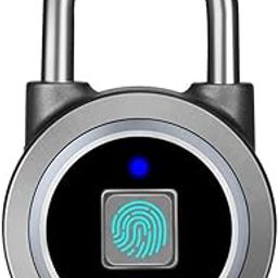 MEGAFEIS Polished Fingerprint Padlock, Bluetooth Lock, APP, IP65 Waterproof, MEGAFEIS Smart Padlock with Keyless Biometric Suitable for Gym, Sports, Bike, School, Cabinet, Garage and Storage-picture-48