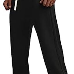 Straight Wide fit Long Length Open Bottom Jogger for Men/Trending Multi Pocket Style, Relaxed Casual Pants for Men-picture-11