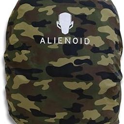 Alienoid Waterproof Bag Rain Cover | Full Coverage Rain Cover for Bag | Dustproof & Scratchproof Luggage Cover with Elastic Adjust | Ideal for Backpack, Trekking, Travel, School, Office (20-30L)-image-4
