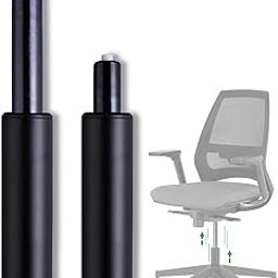 Ic Iclimetree Office Chair Cylinder Replacement - Heavy Duty Office Chair Gas Cylinder, 5.5 in High End Class 4 Gas Lift Cylinder, Fits Gaming Chairs, Rolling Stools, Office Chair Accessories (Black)-19